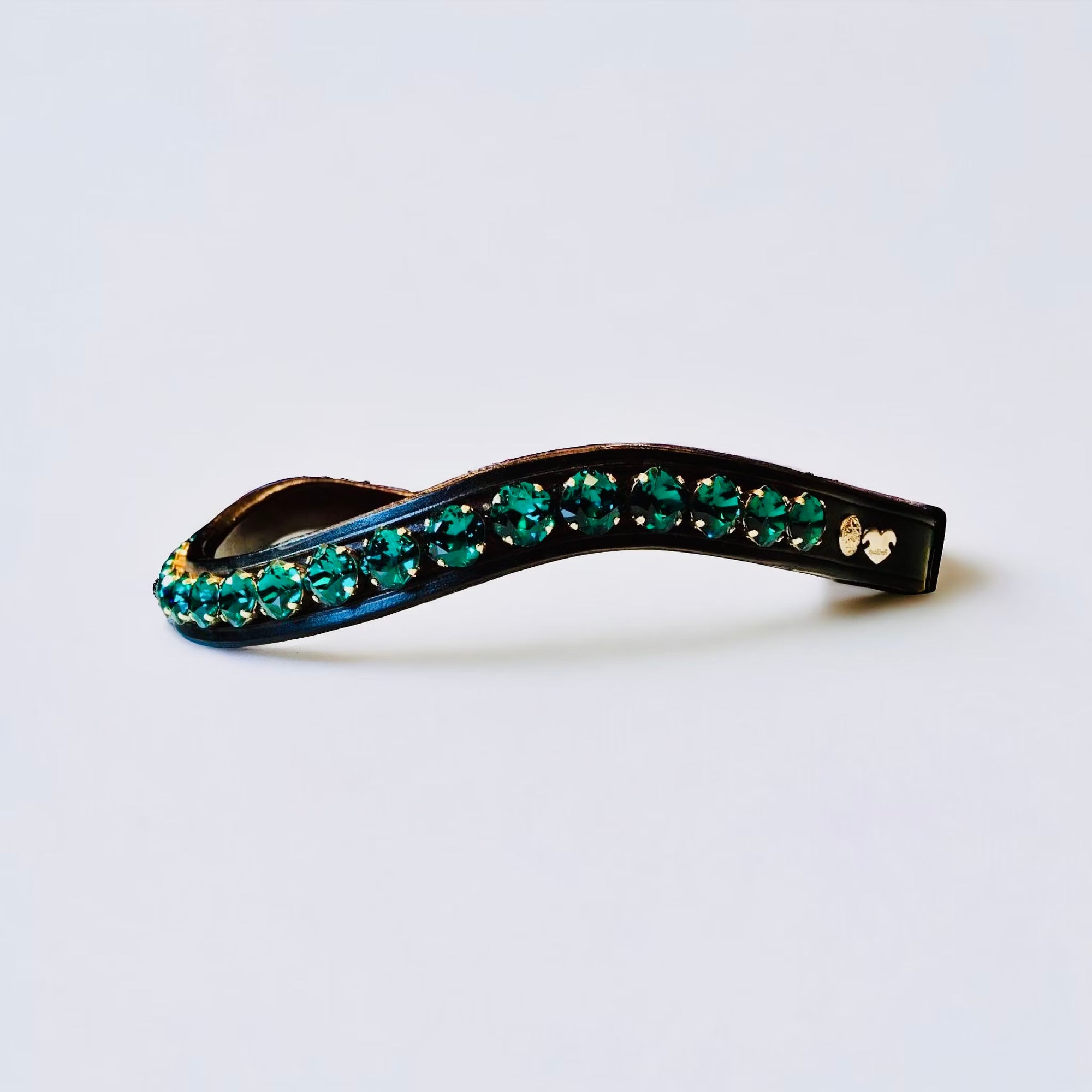 Fancy Delight Browband - Emerald