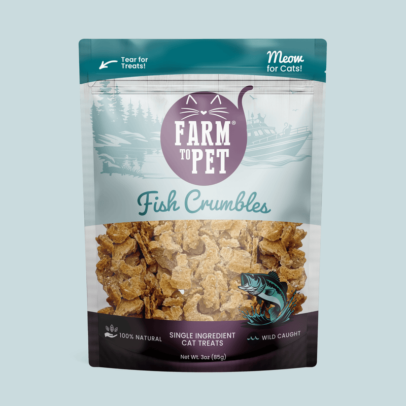 Farm To Pet Fish Crumbles Cat Treats