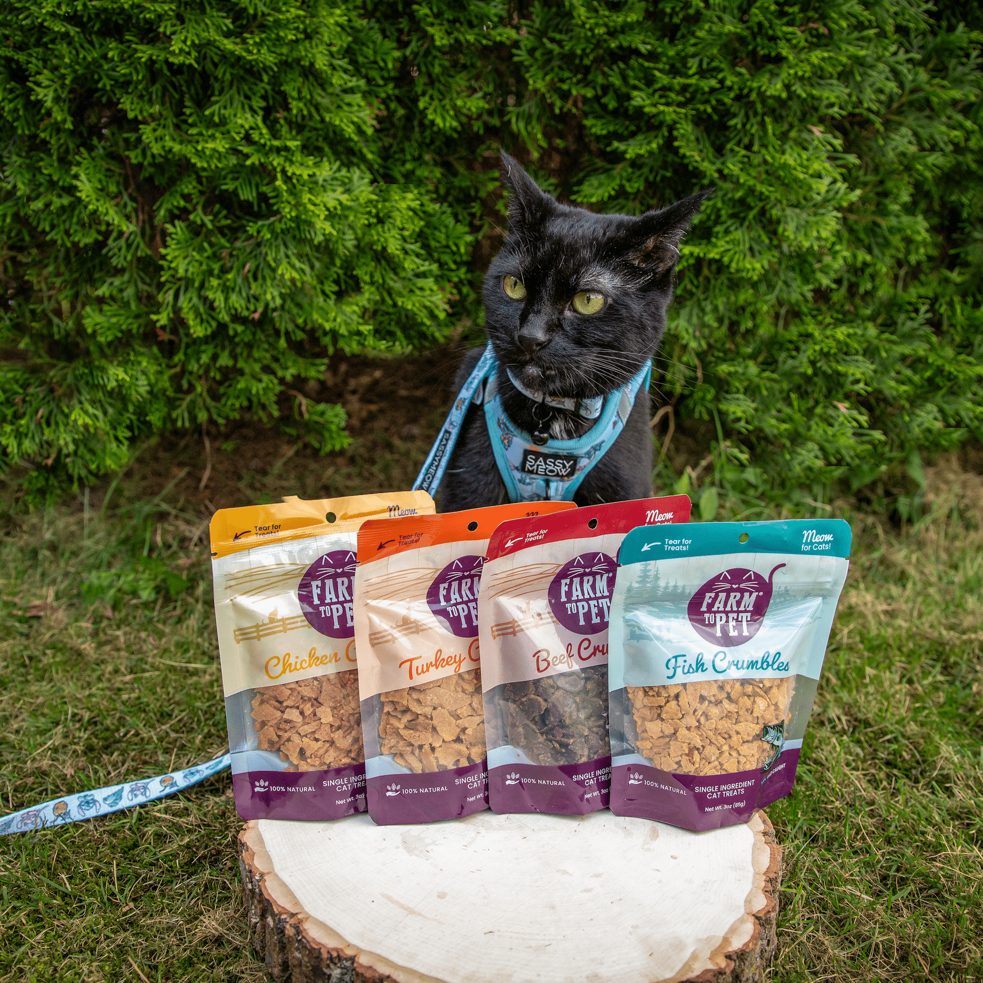 Farm To Pet Fish Crumbles Cat Treats