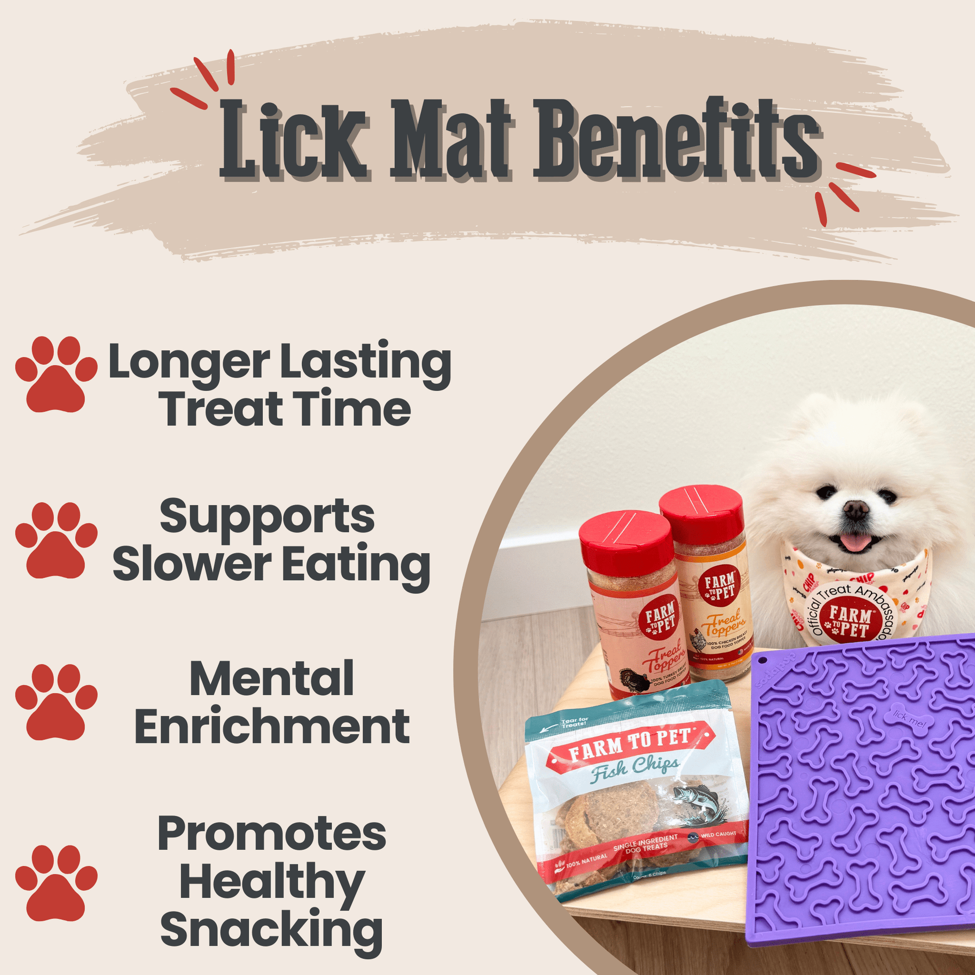 Farm To Pet Dog Lick Mats