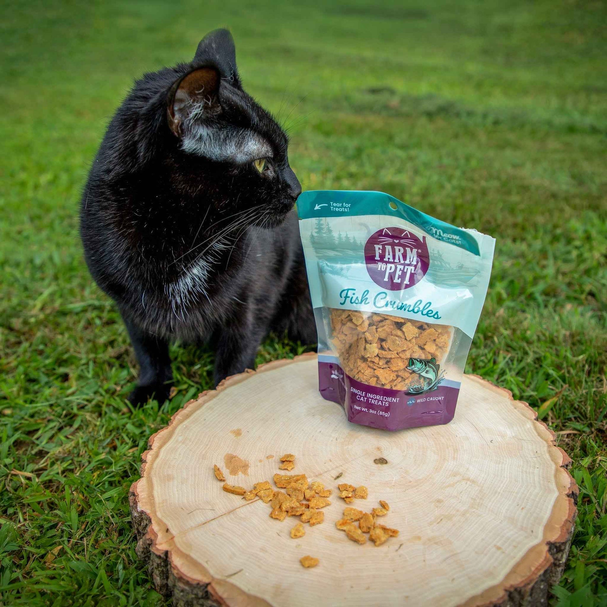 Farm To Pet Fish Crumbles Cat Treats