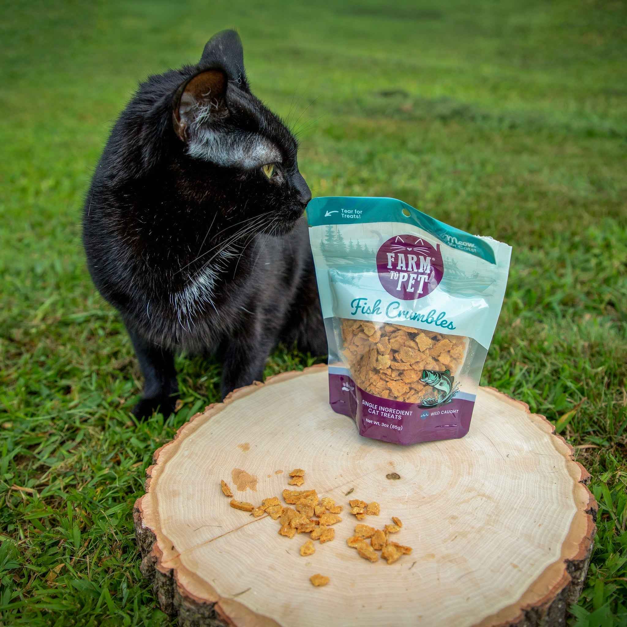 Farm To Pet Fish Crumbles Cat Treats