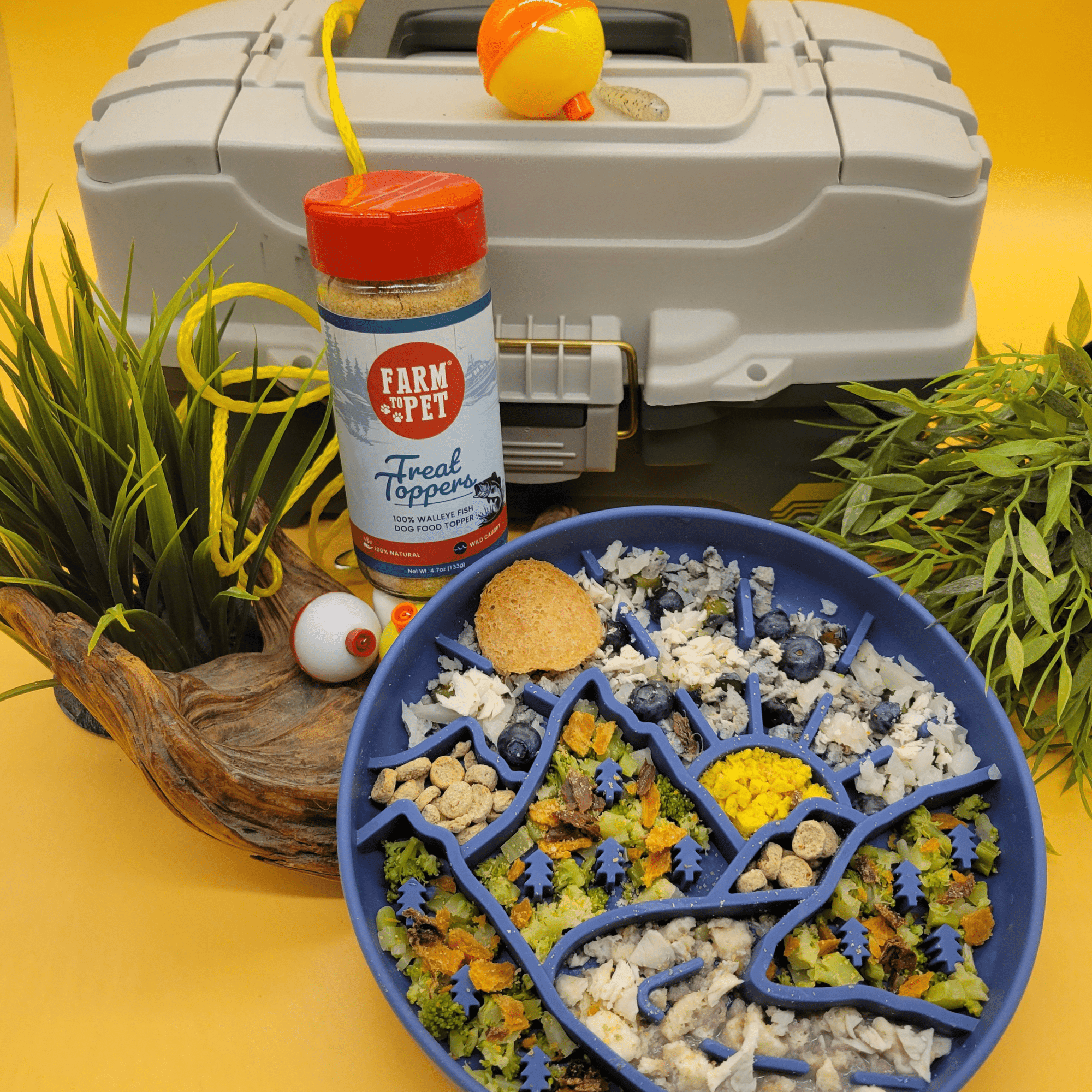Farm To Pet Fish Treat Topper Dog Food Topper