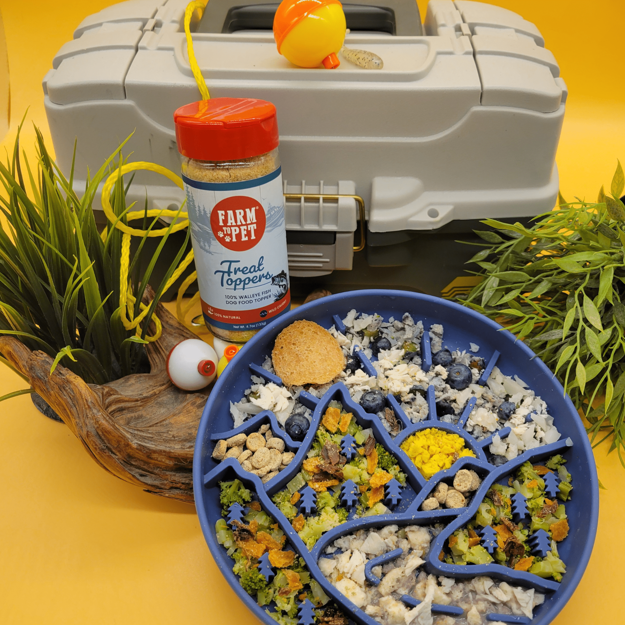 Farm To Pet Fish Treat Topper Dog Food Topper