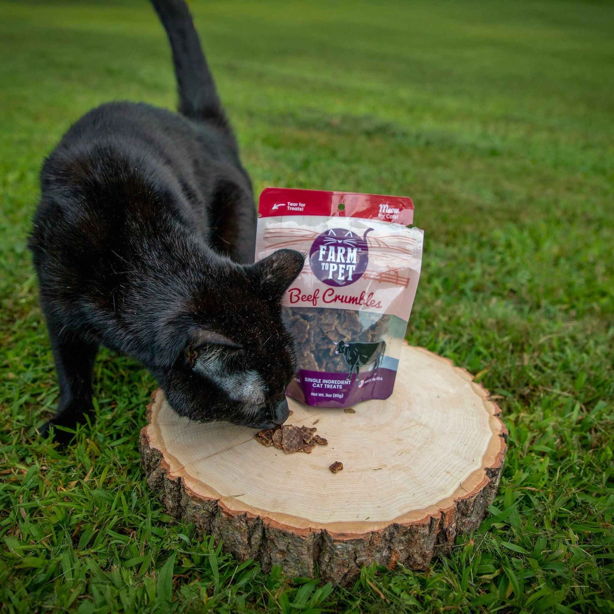Farm To Pet Beef Crumbles Cat Treats