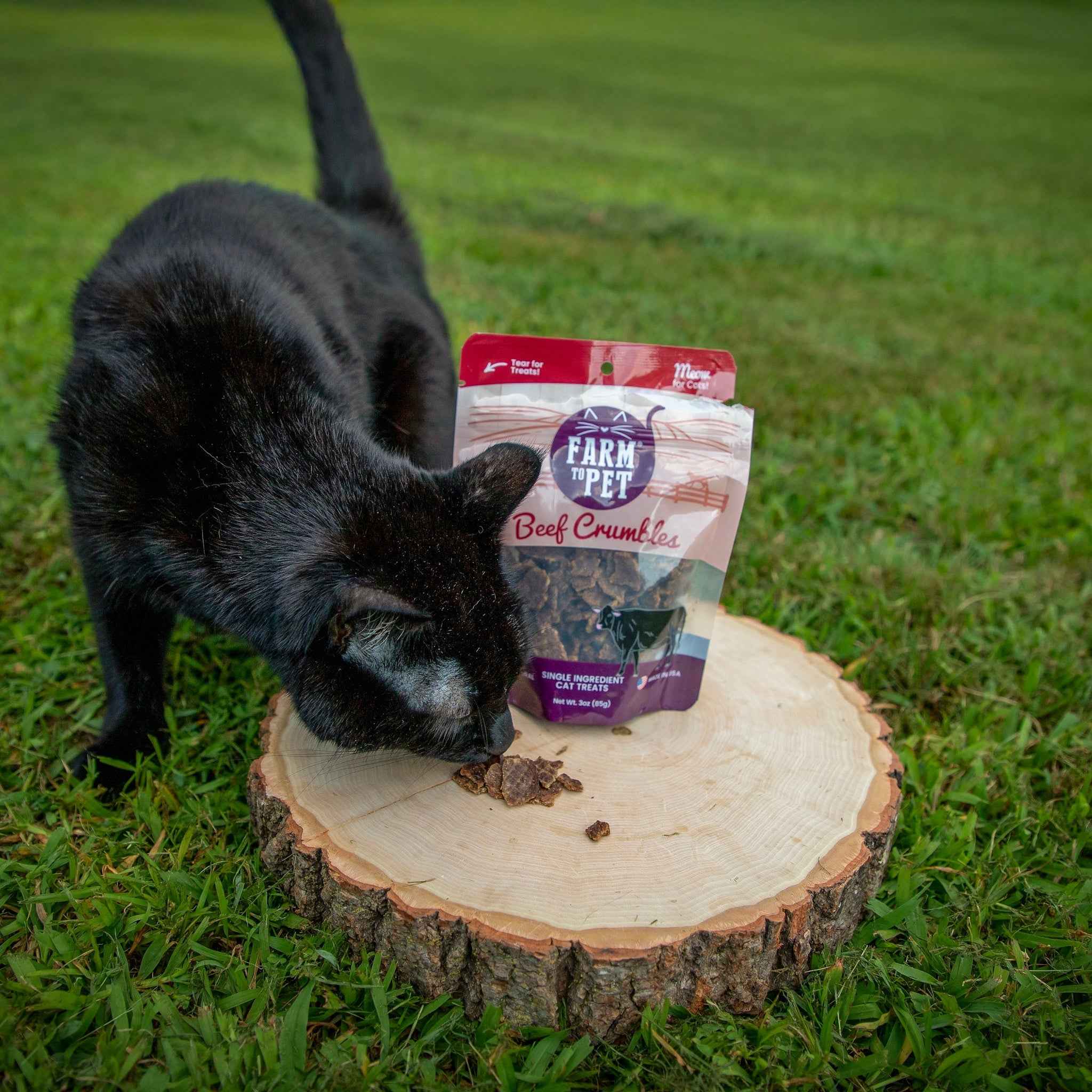 Farm To Pet Beef Crumbles Cat Treats