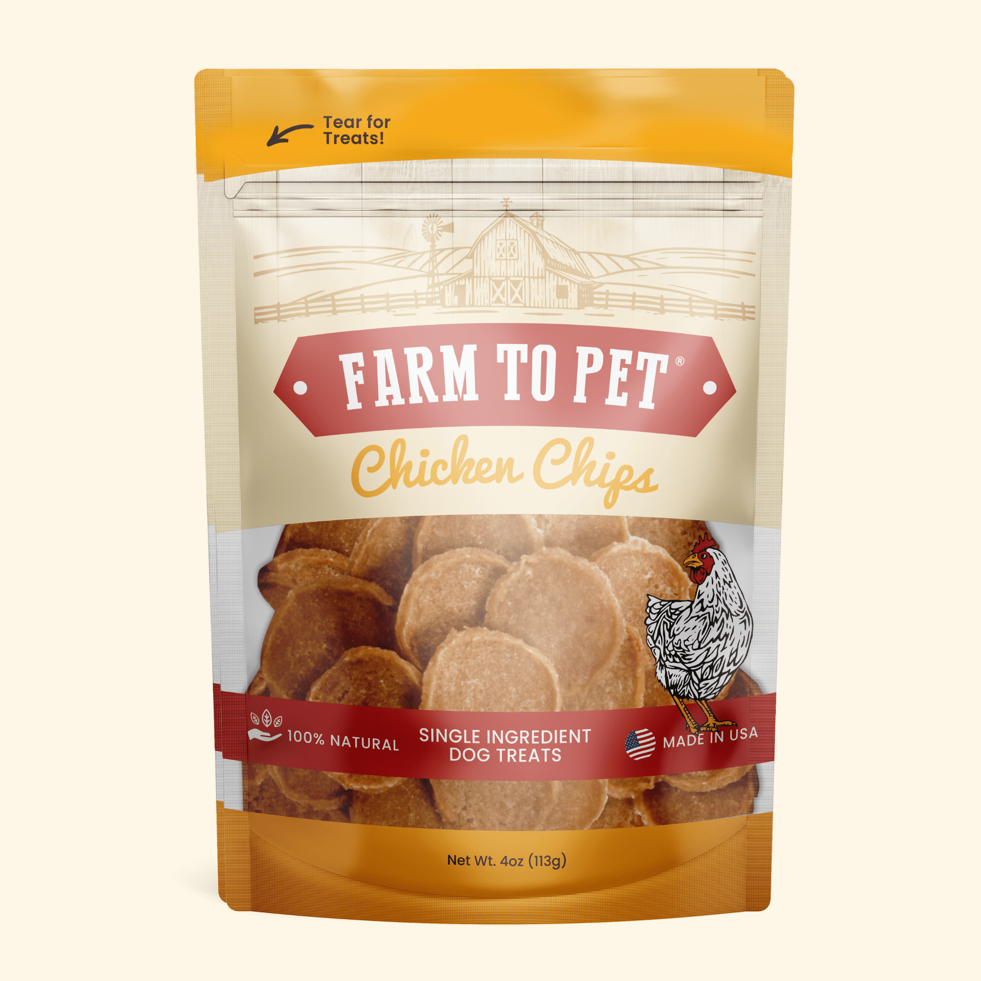 Farm To Pet Chicken Chips Dog Treats