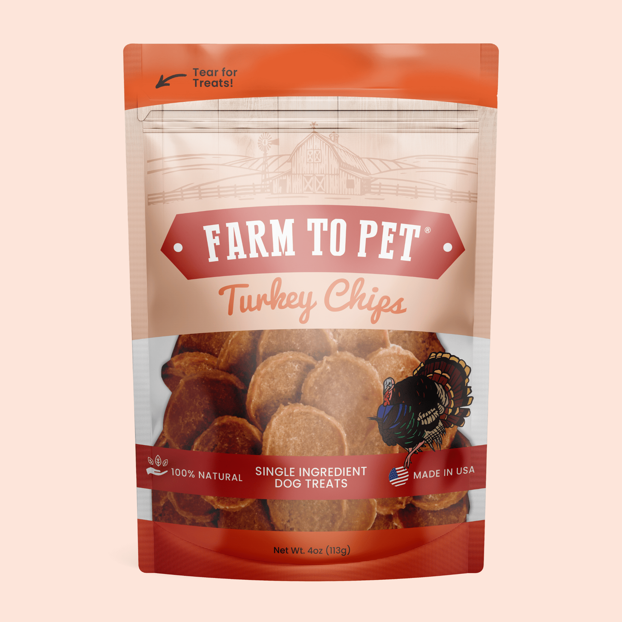 Farm To Pet Turkey Chips Dog Treats