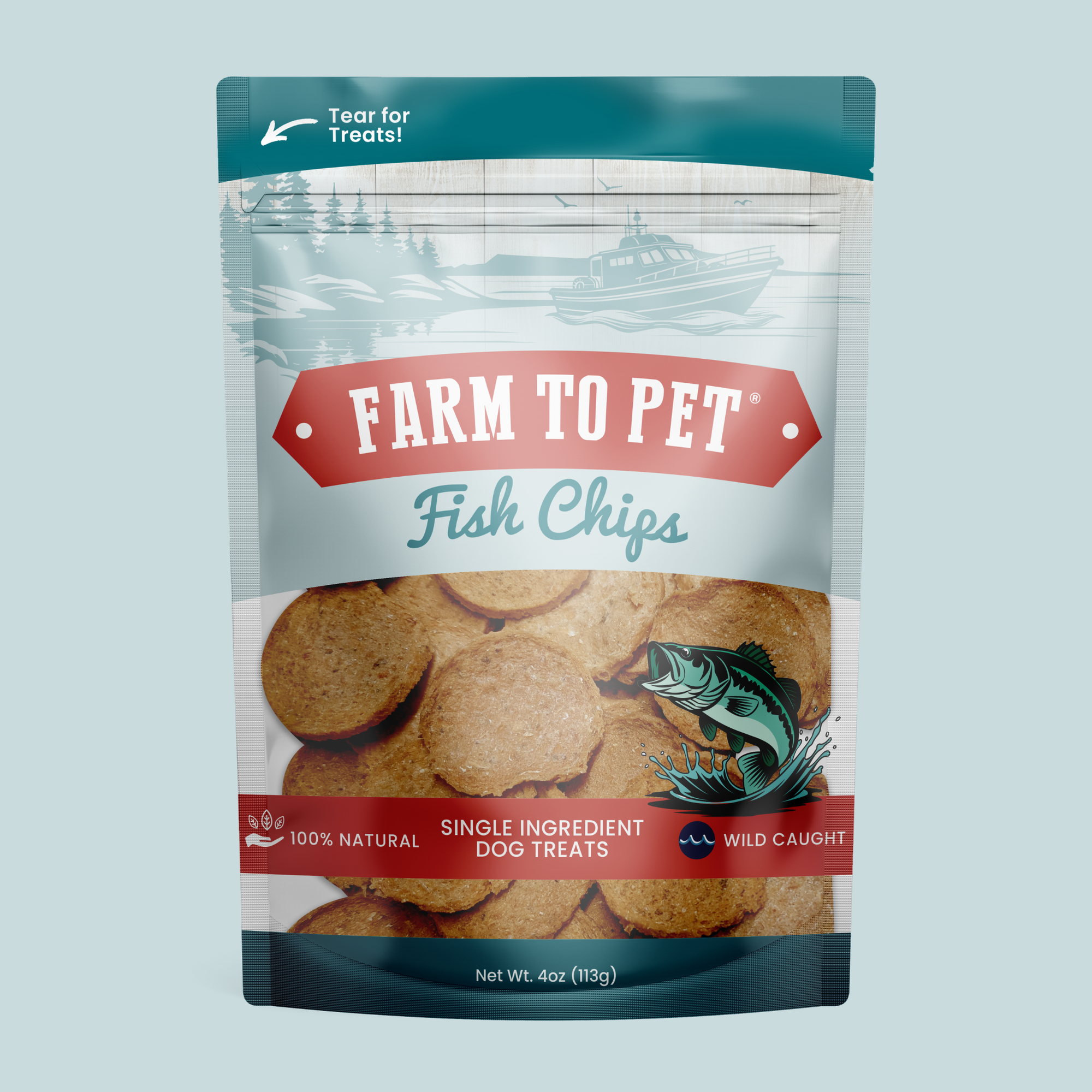 Farm To Pet Fish Chips Dog Treats
