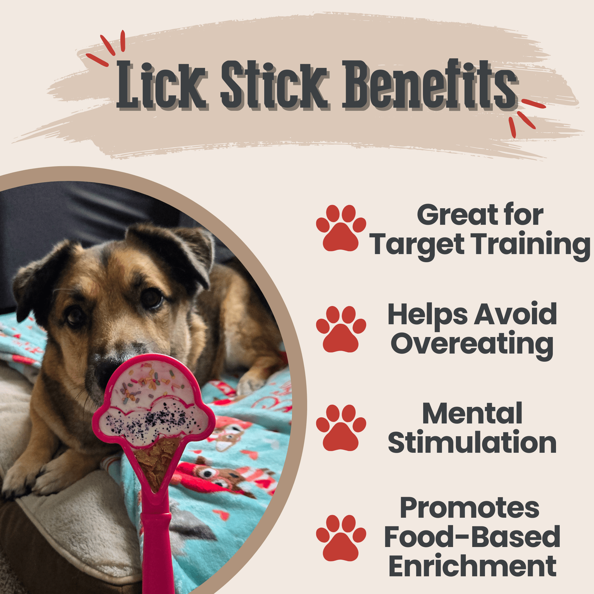 Farm To Pet Lick Sticks Interactive Dog Training Toy