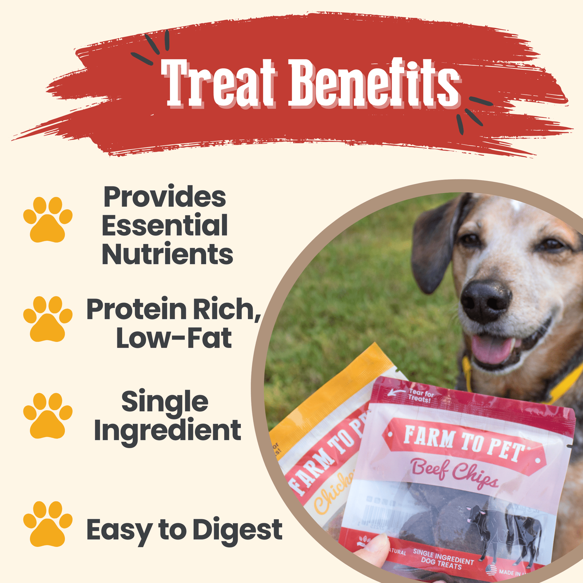 Farm To Pet Puppy Packs n Snacks Dog Treat Starter Pack