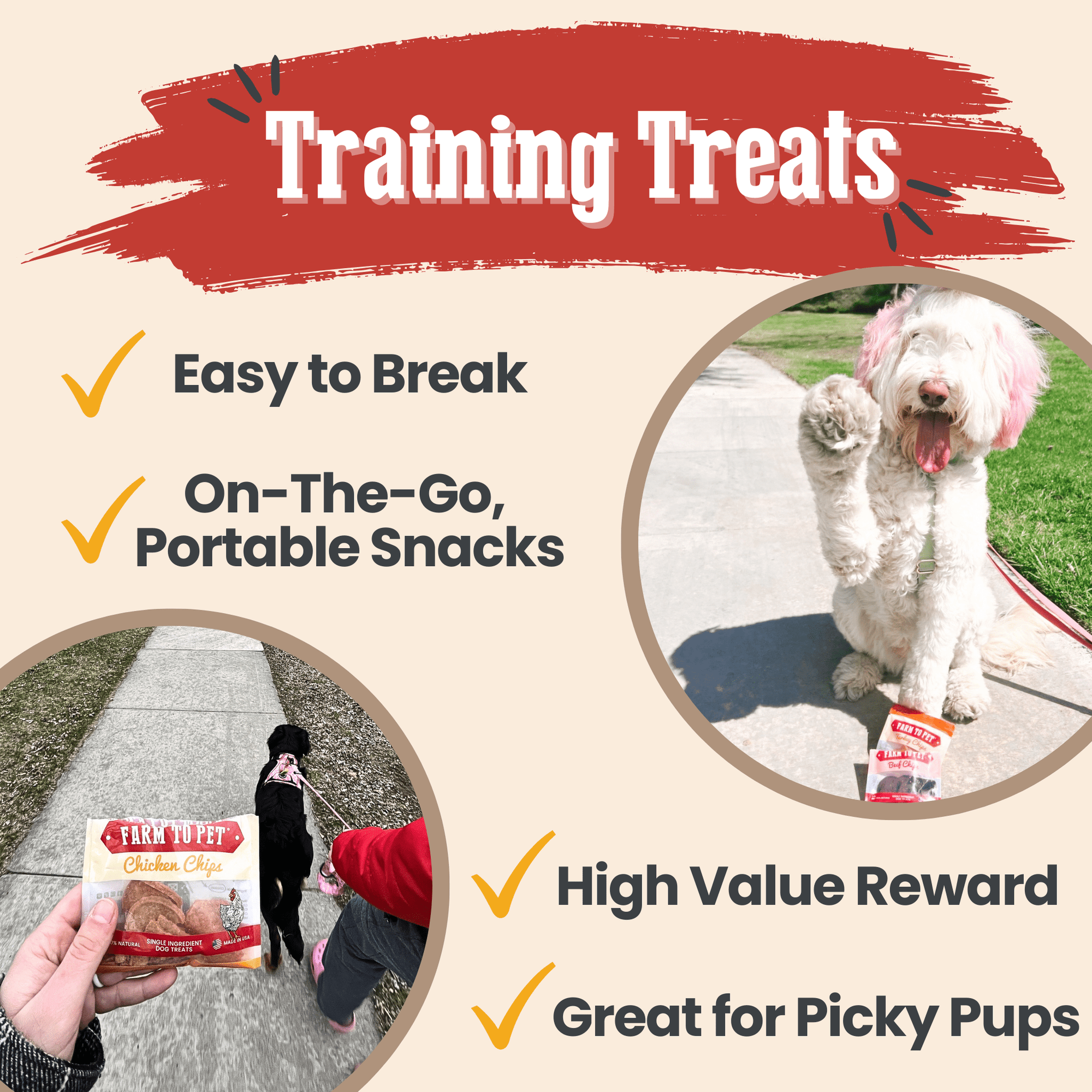 Farm To Pet Dog Treat Snack Pack Sampler