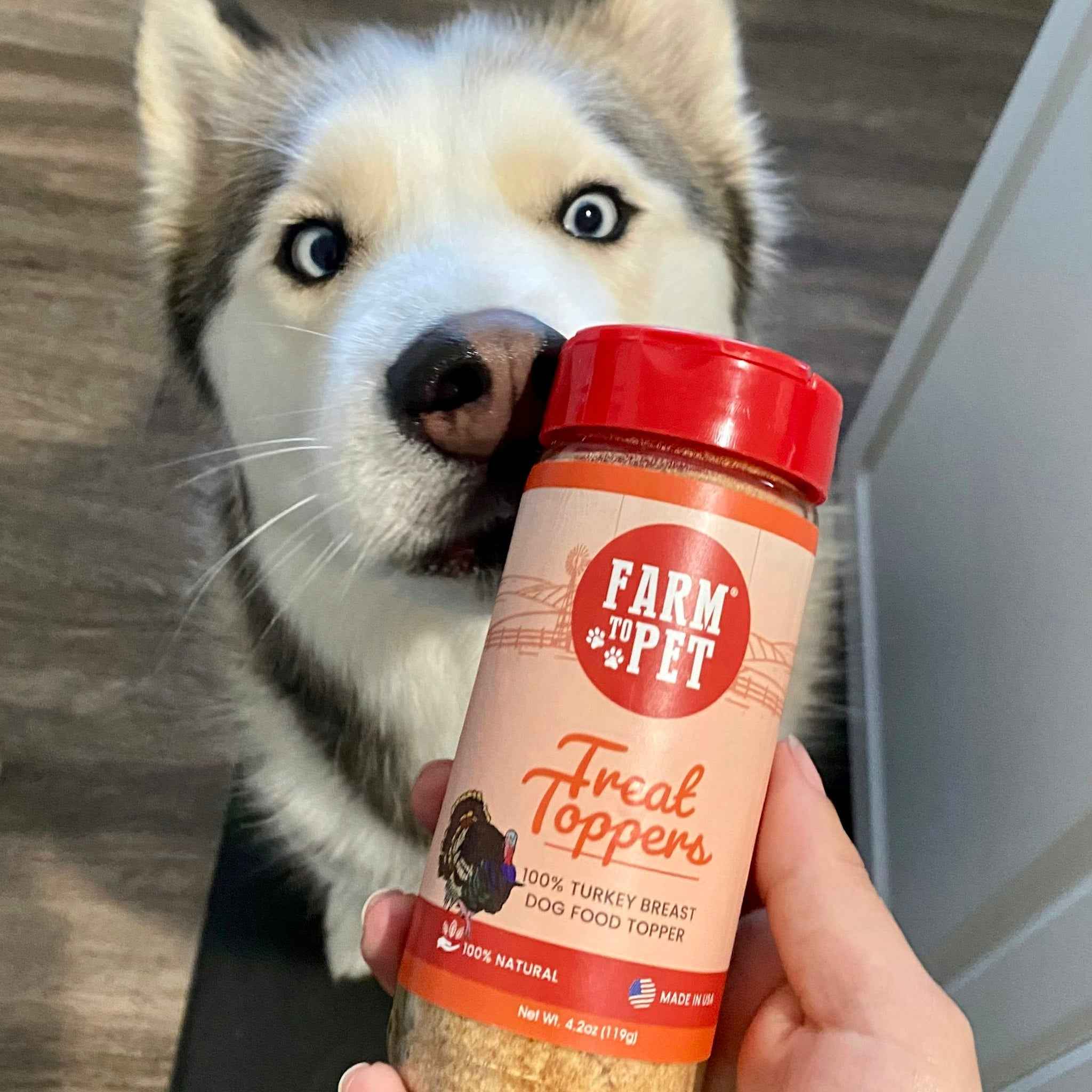 Farm To Pet Turkey Treat Topper Dog Food Topper