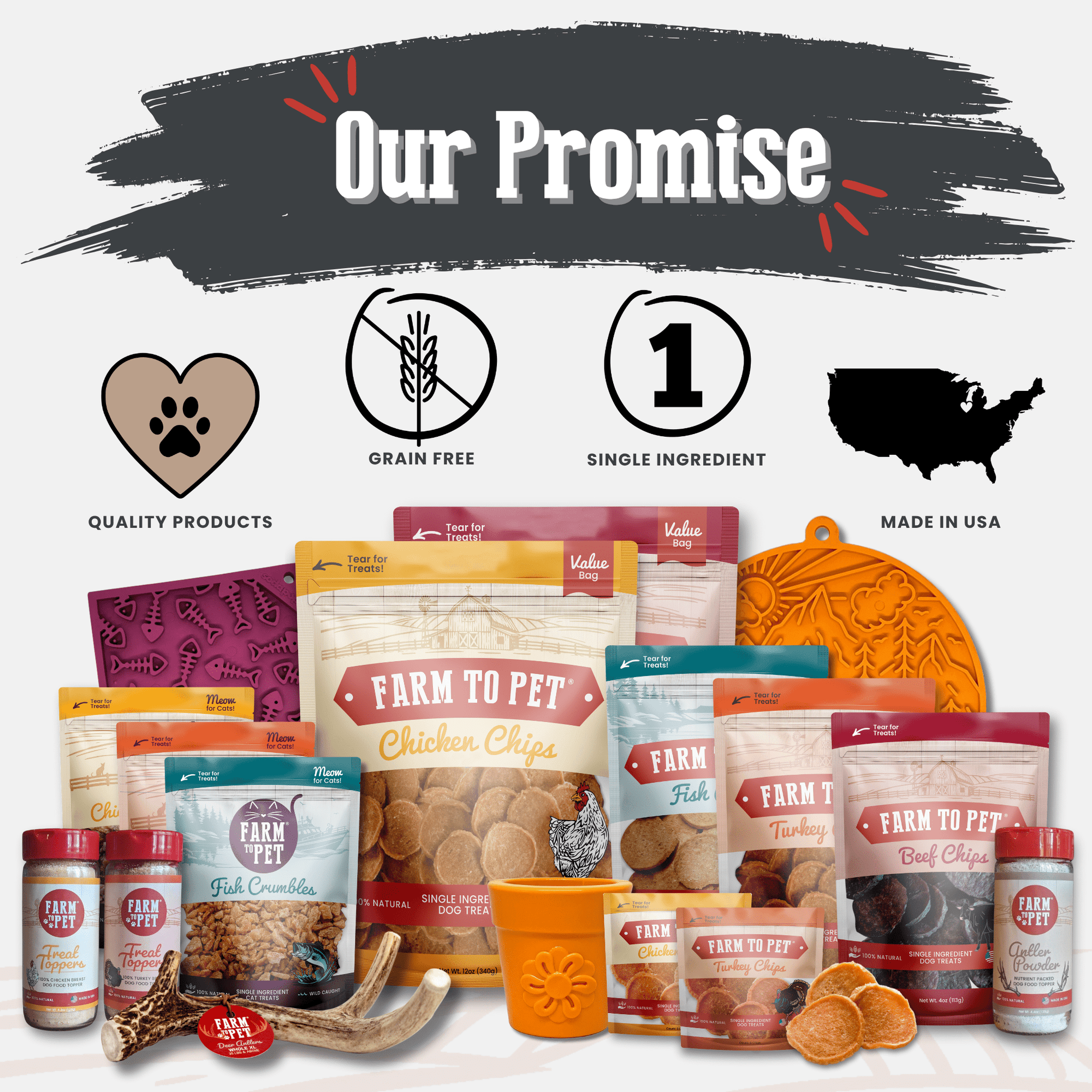 Farm To Pet Elk Antler Dog Chews