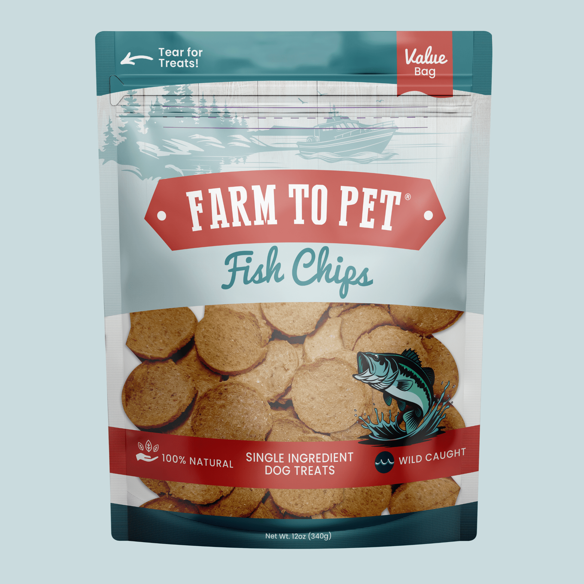 Farm To Pet Fish Chips Dog Treats