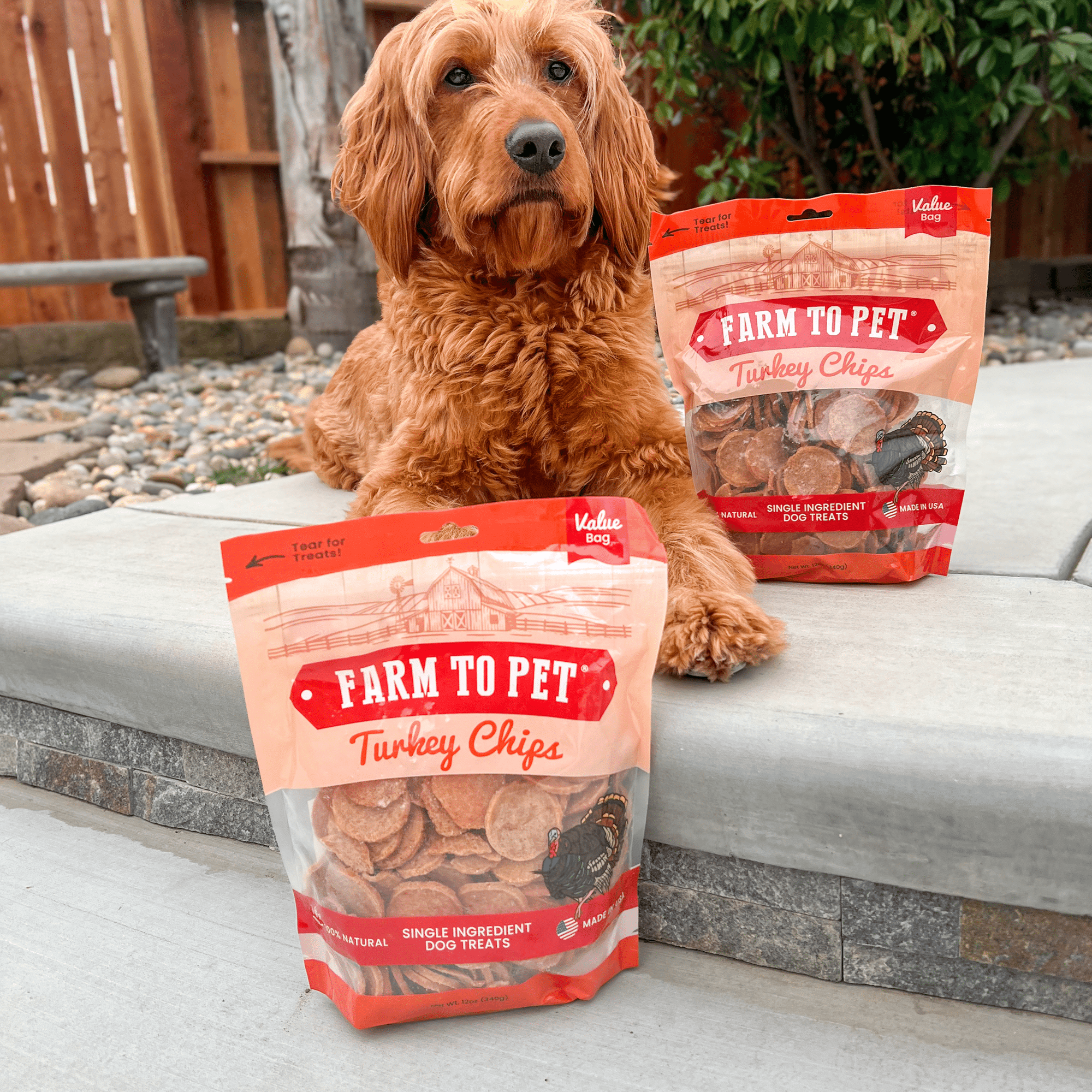 Farm To Pet Turkey Chips Dog Treats