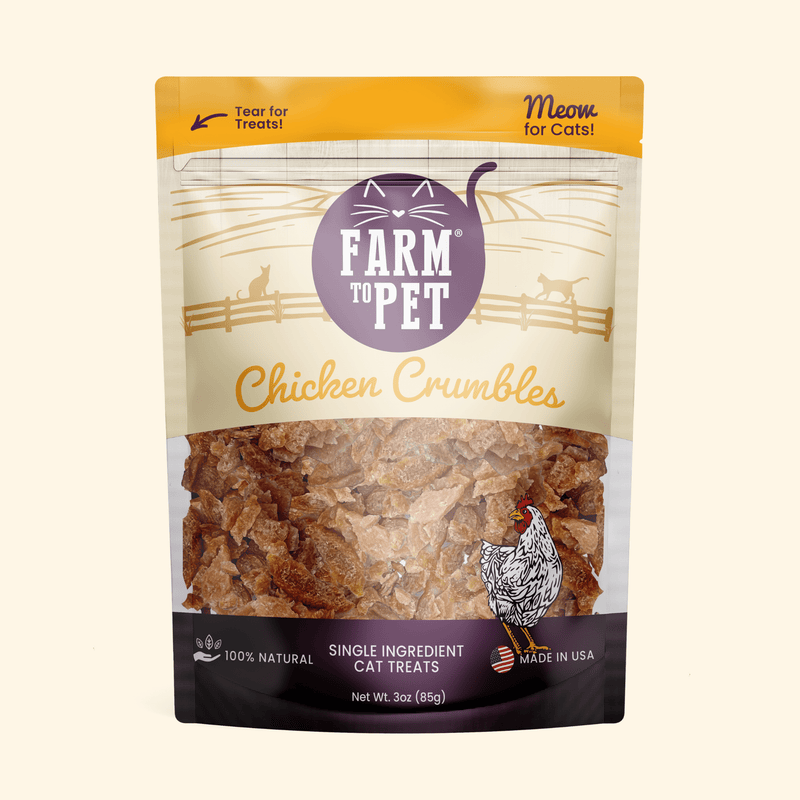 Farm To Pet Chicken Crumbles Cat Treats