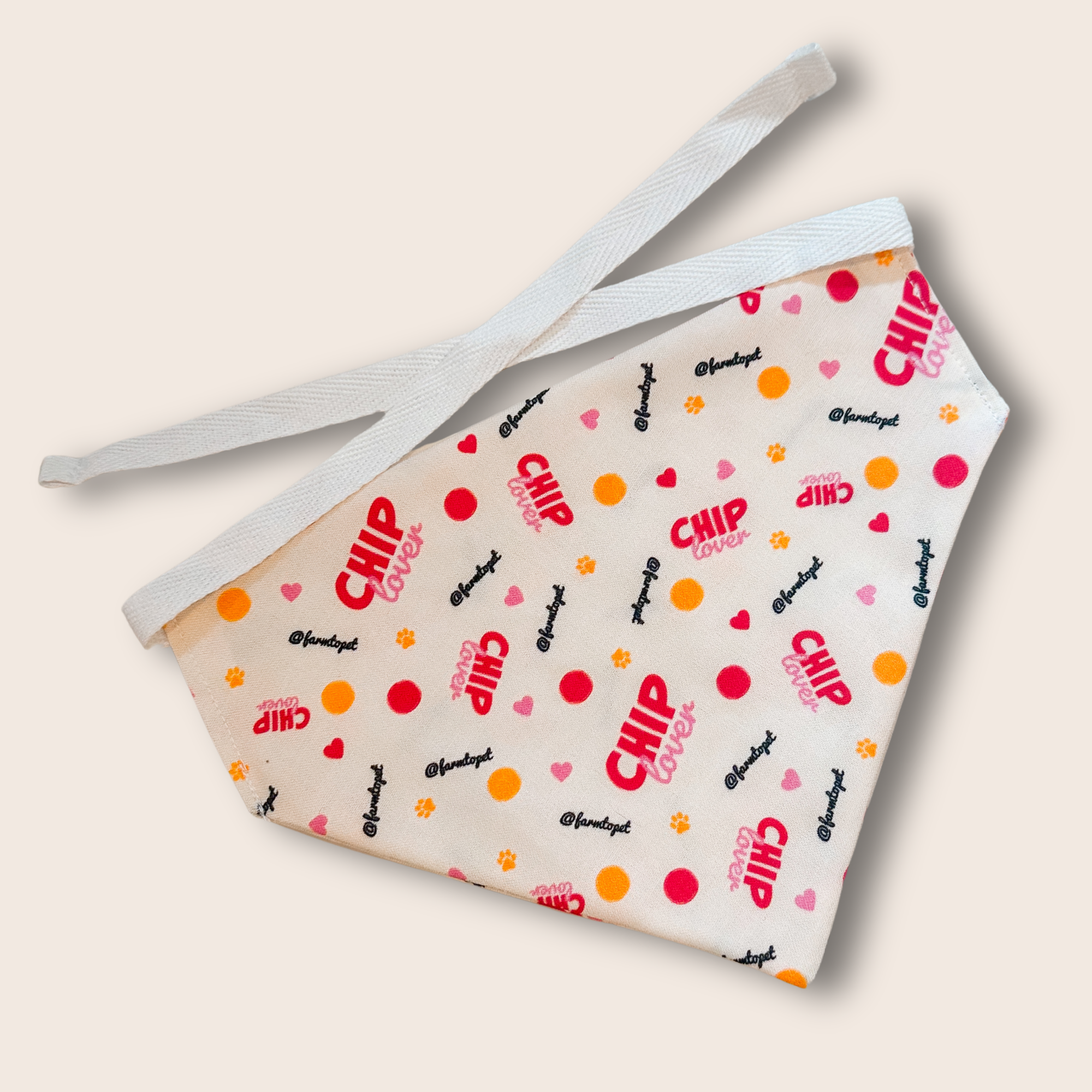 Farm To Pet Tie-On Dog and Cat Bandana