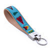 Up Country Camp Woof Cast Brass Key Ring