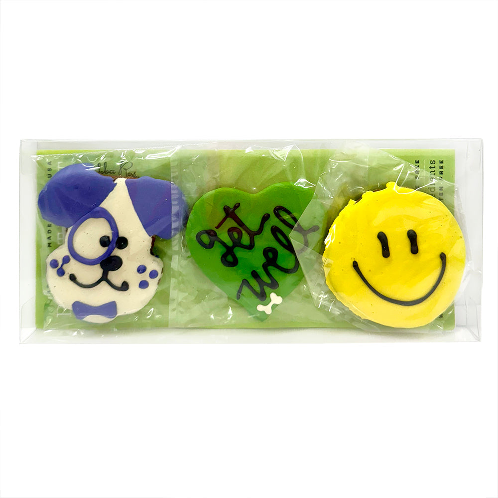 Bubba Rose Feel Better Soon Dog Treat Box