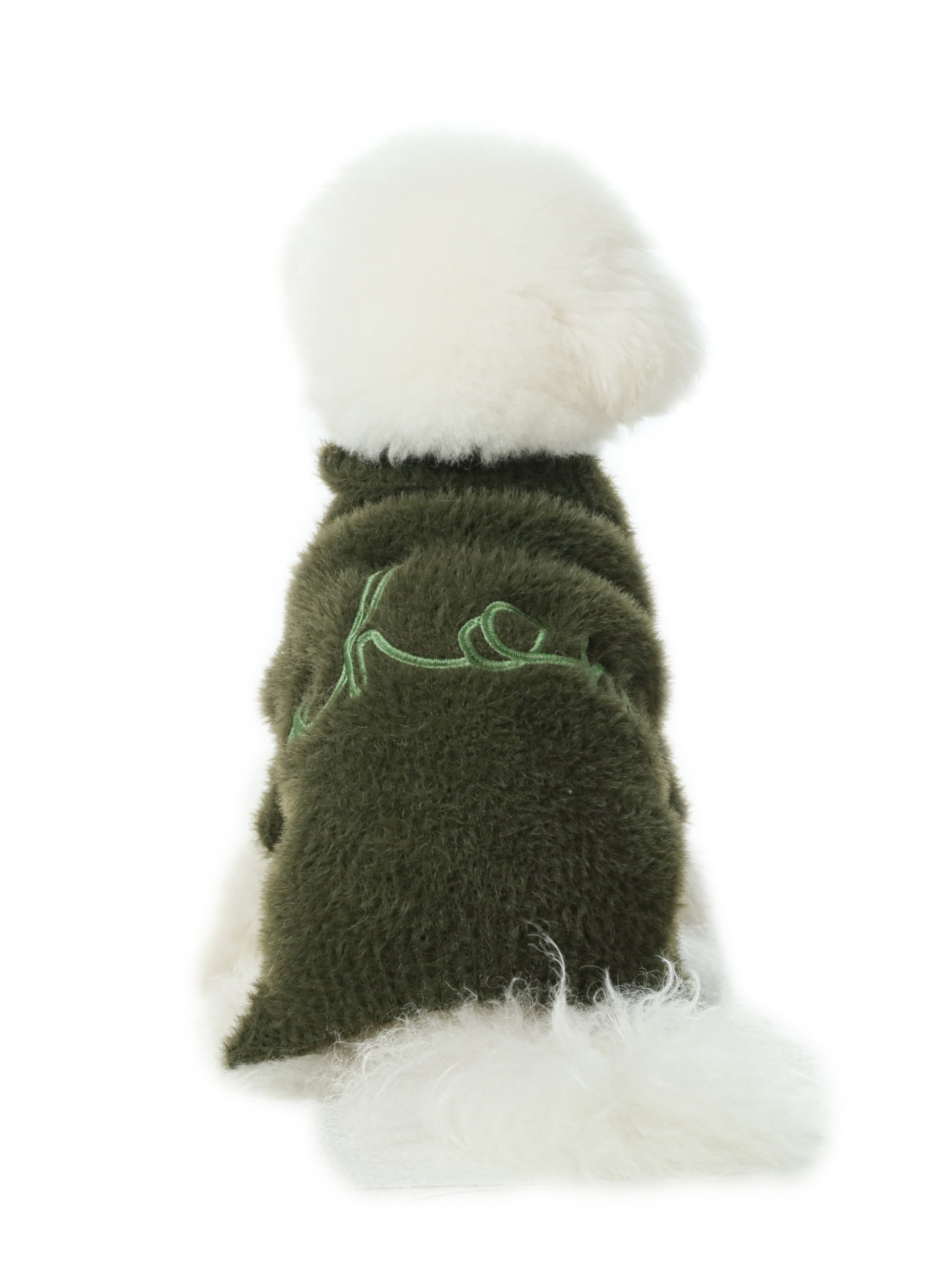 Eskimo Fuzzy Sweater-Green