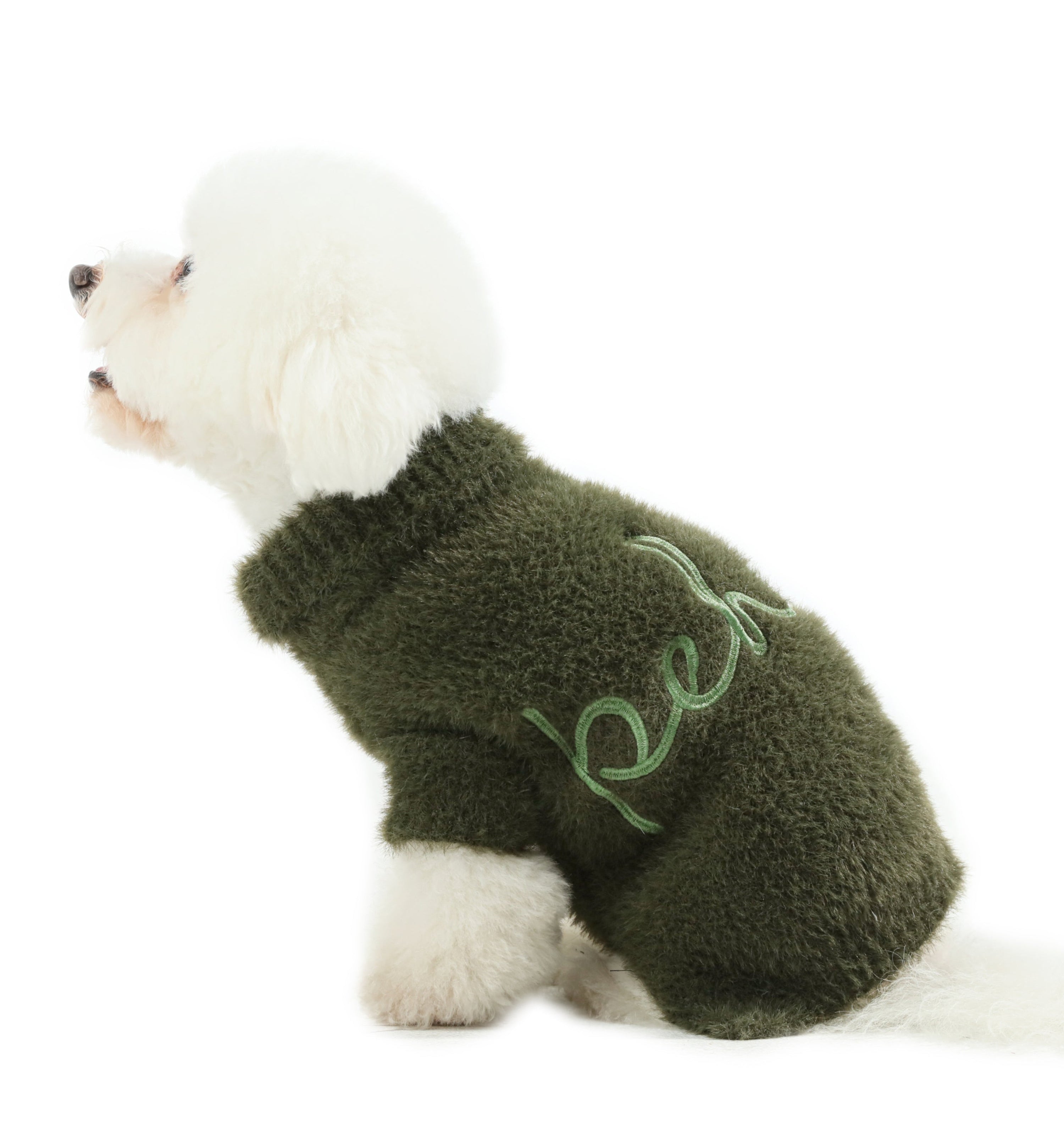 Eskimo Fuzzy Sweater-Green