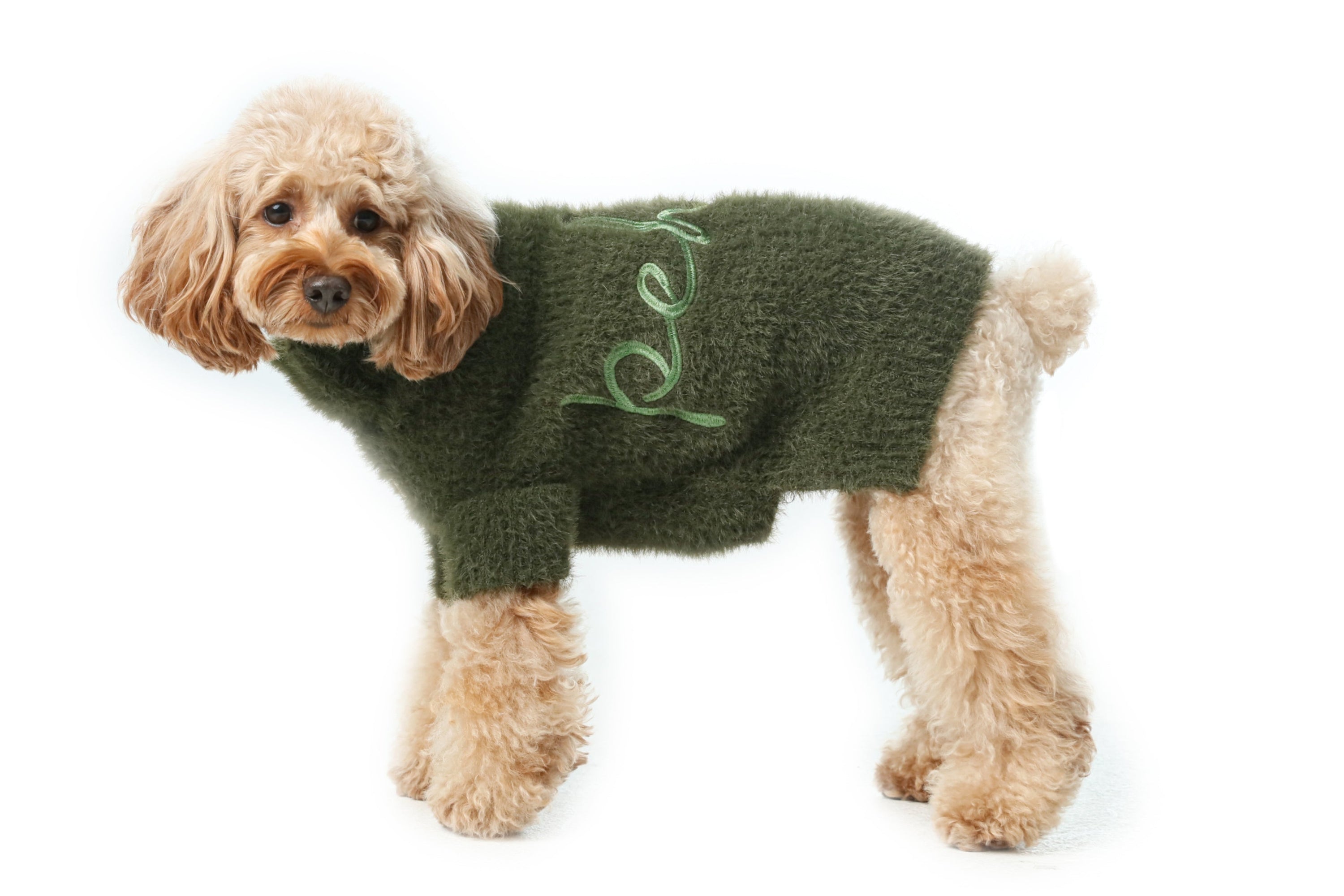 Eskimo Fuzzy Sweater-Green