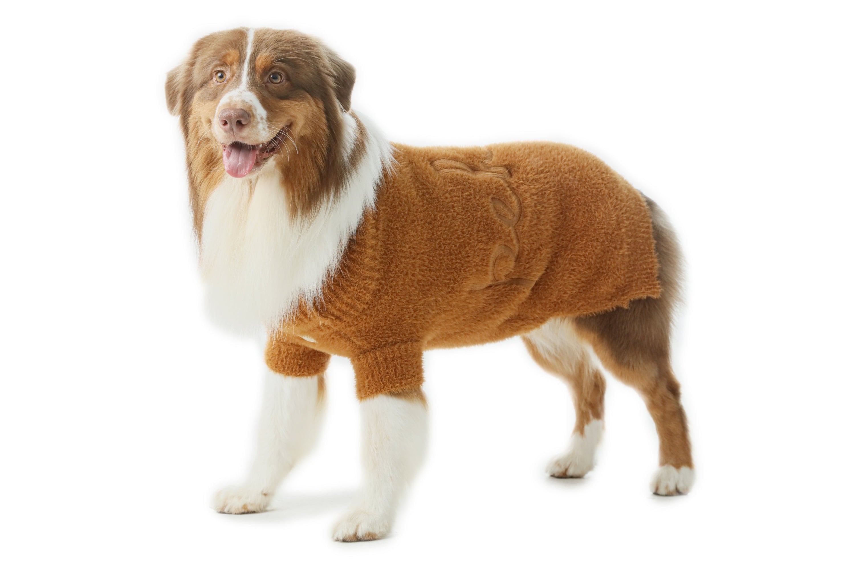 Eskimo Fuzzy Sweater-Orange