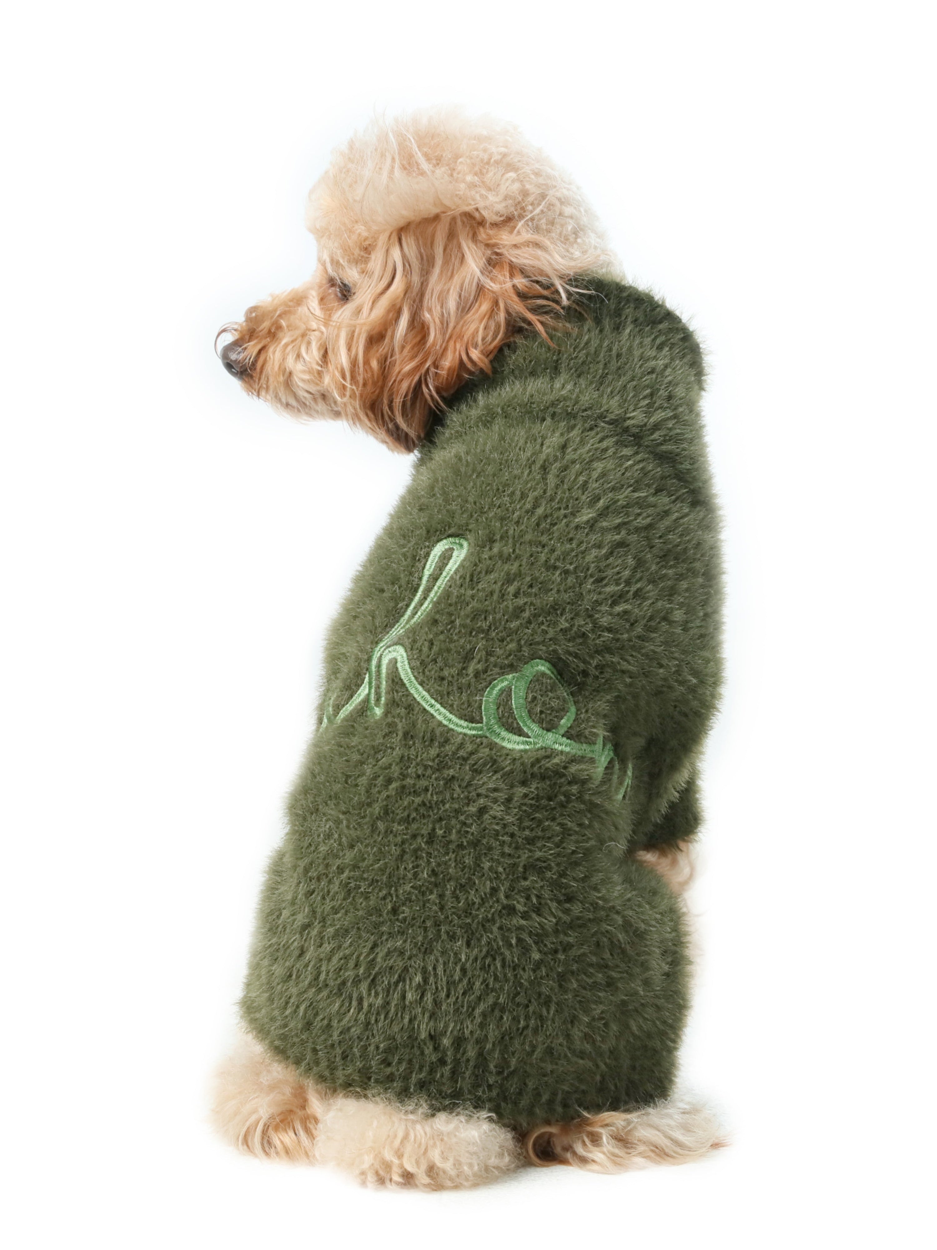 Eskimo Fuzzy Sweater-Green