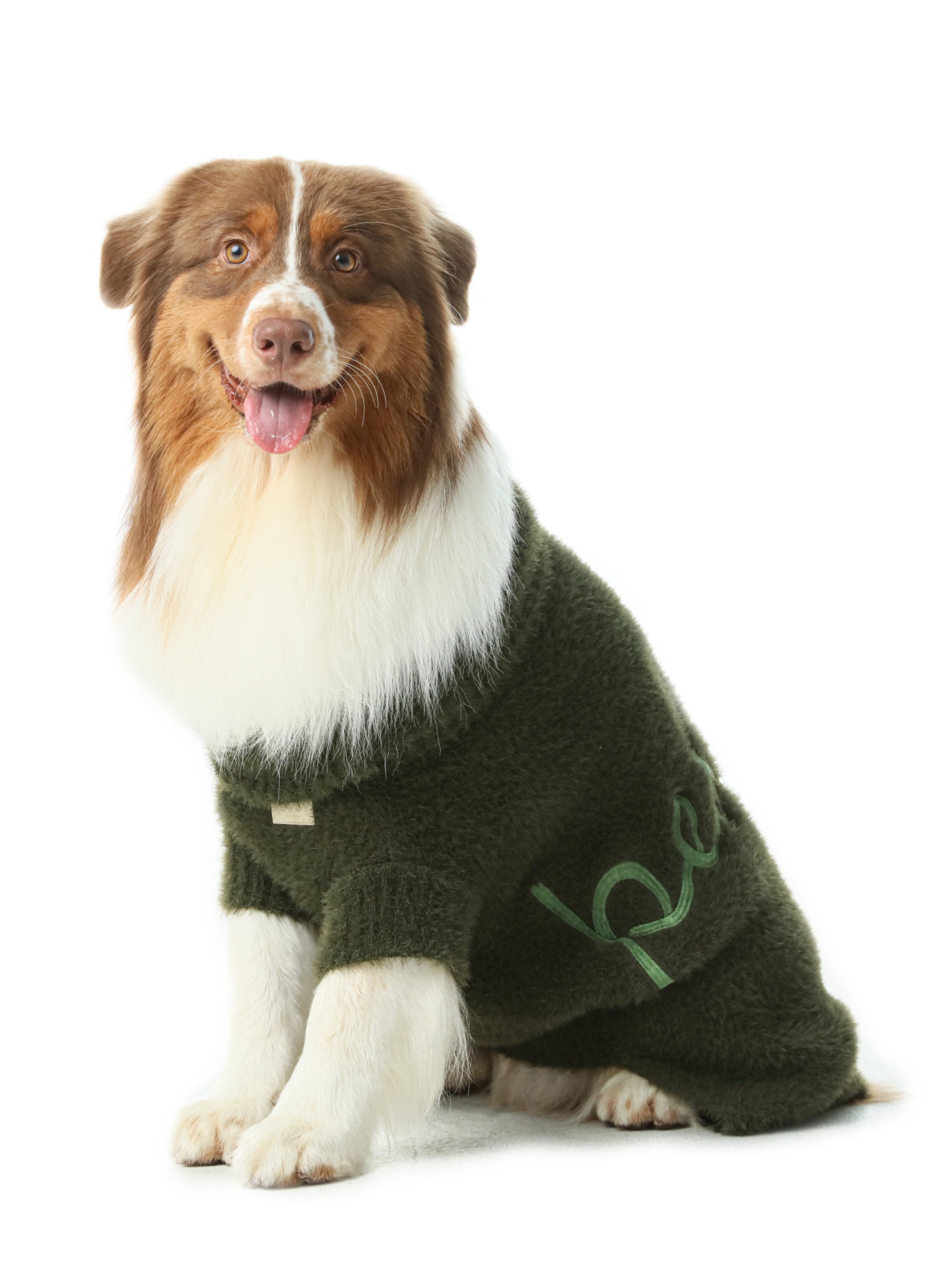 Eskimo Fuzzy Sweater-Green