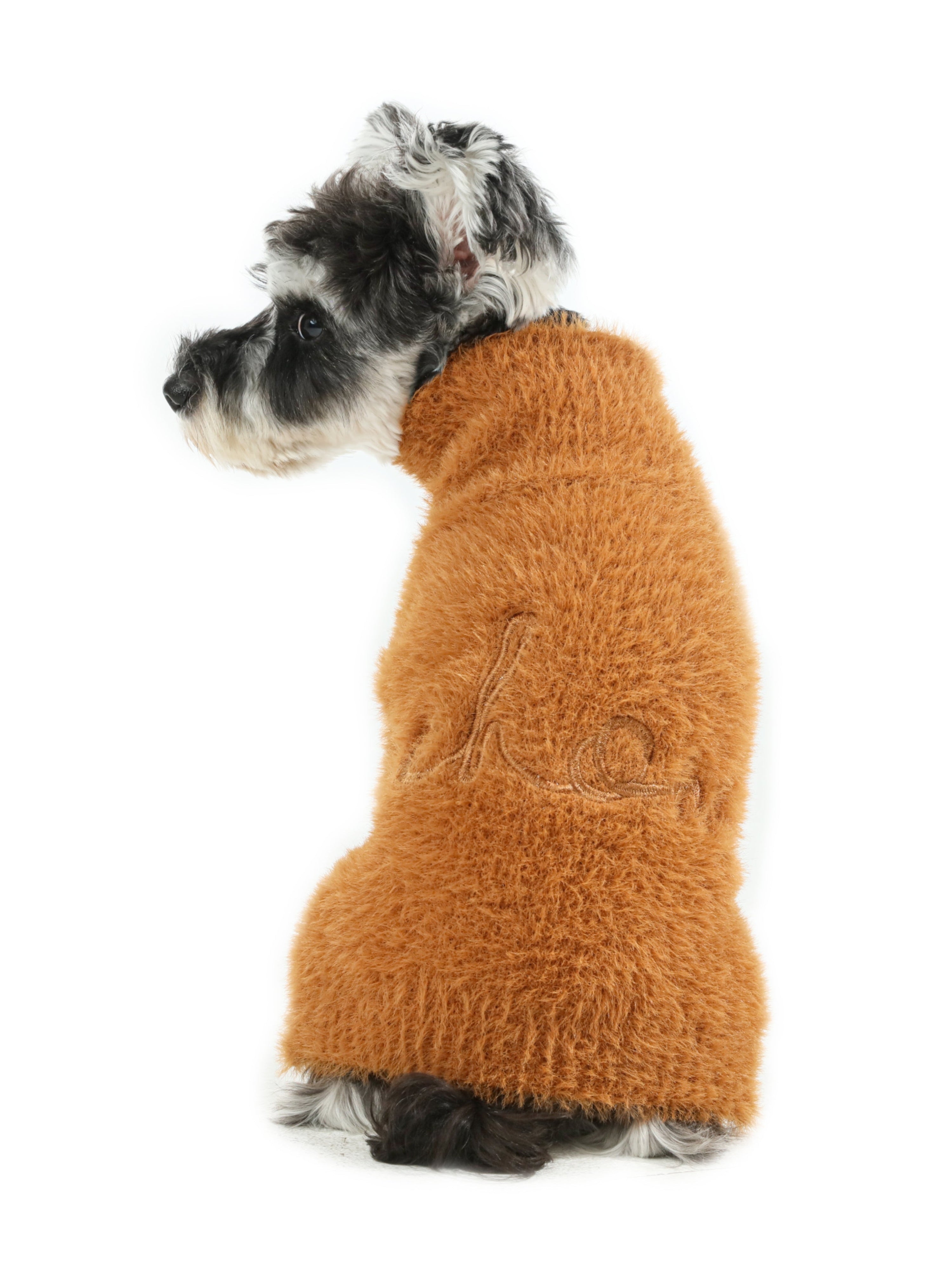 Eskimo Fuzzy Sweater-Orange