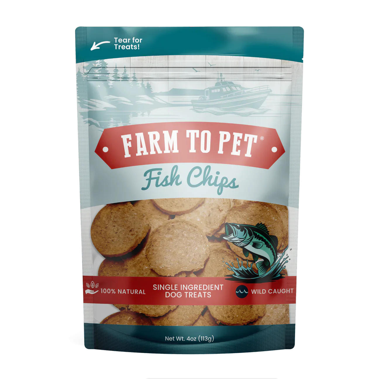 Farm To Pet Fish Chips (4oz)