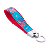 Up Country Flag Day Cast Brass Key Ring