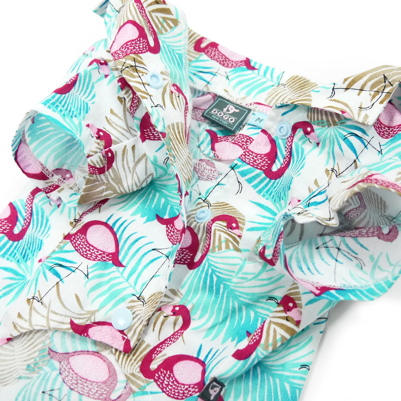 DOGO Flamingo Island Dog Shirt