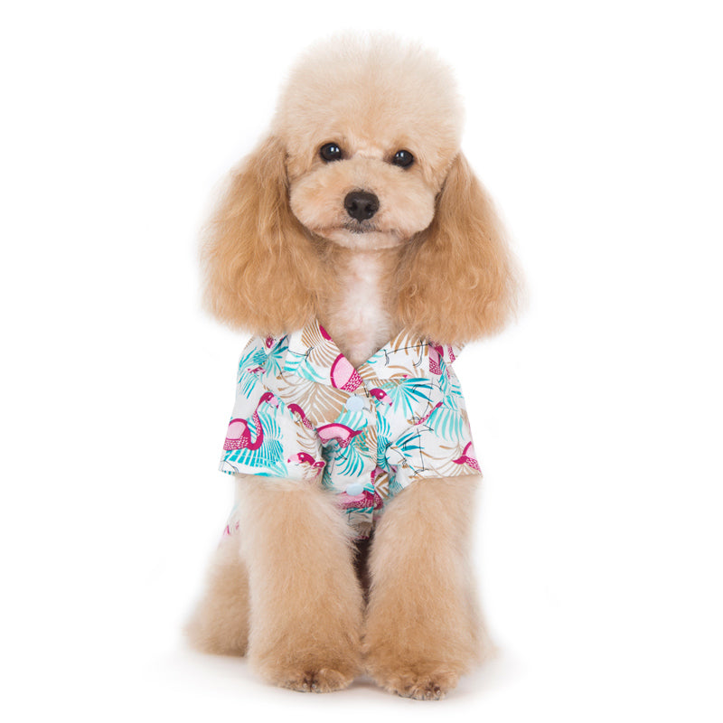 DOGO Flamingo Island Dog Shirt