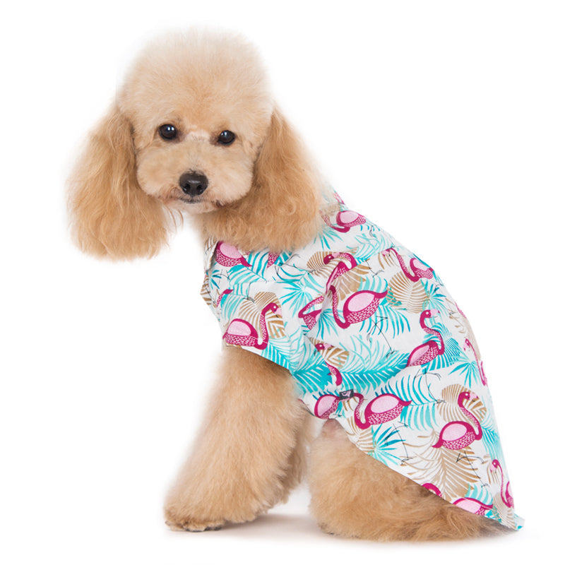 DOGO Flamingo Island Dog Shirt