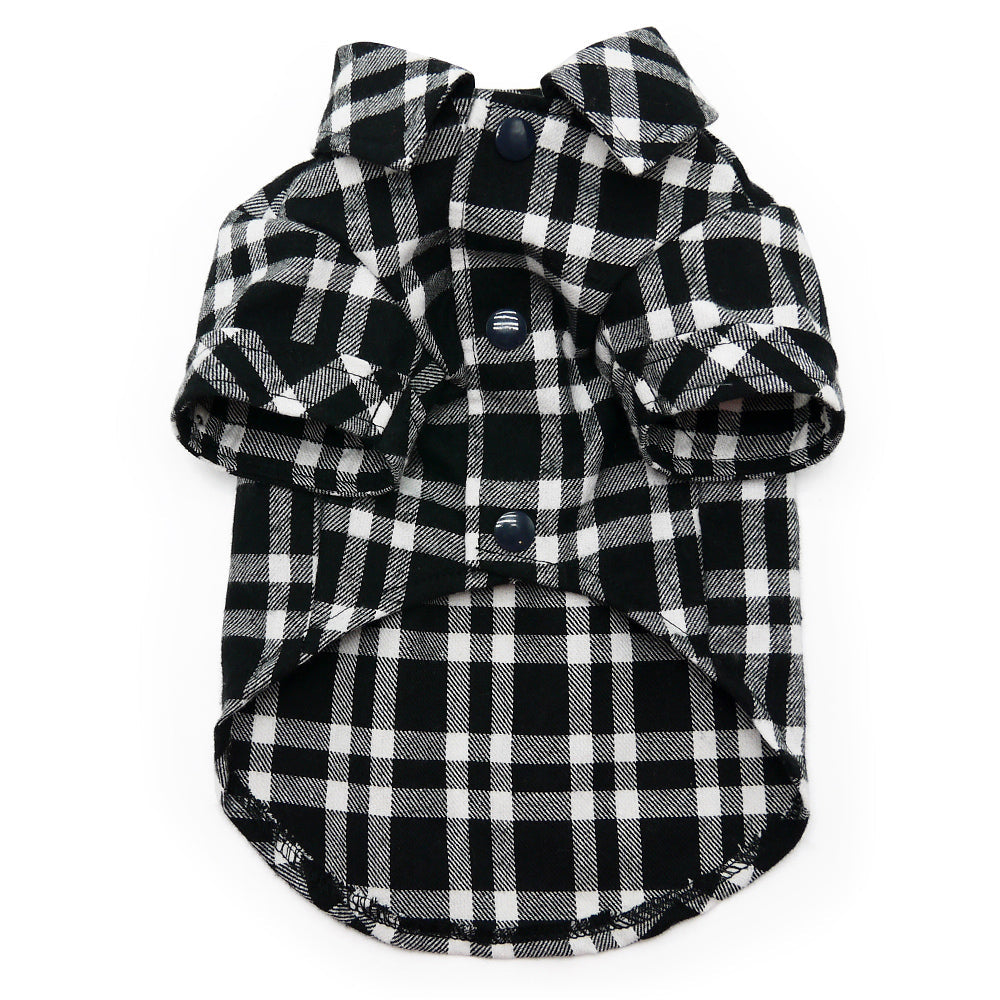 DOGO Flannel Button Down Dog Shirt