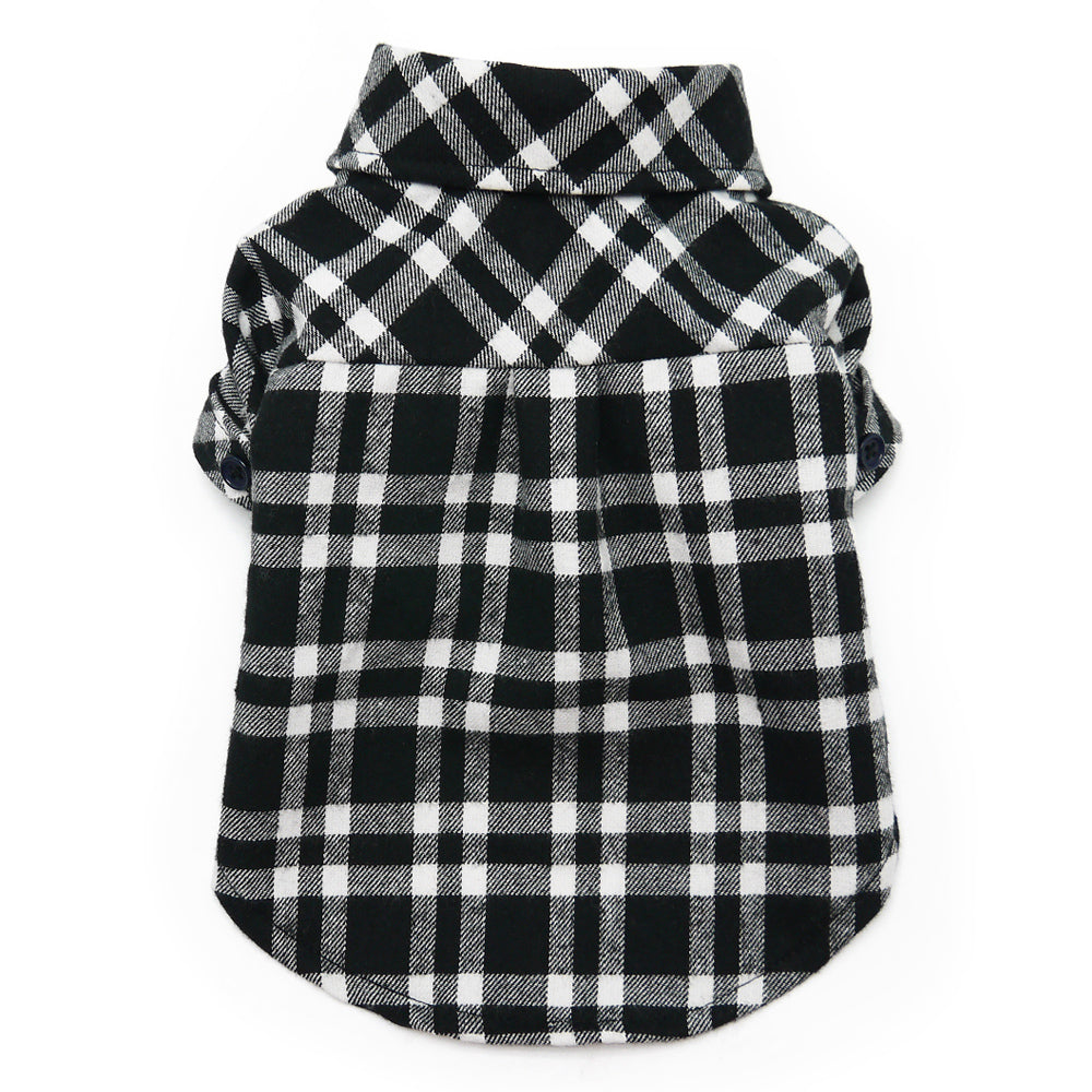 DOGO Flannel Button Down Dog Shirt