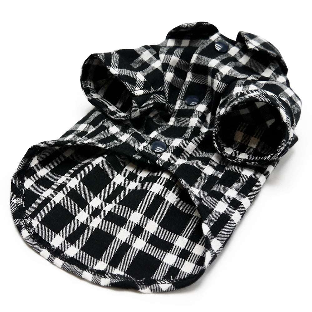 DOGO Flannel Button Down Dog Shirt
