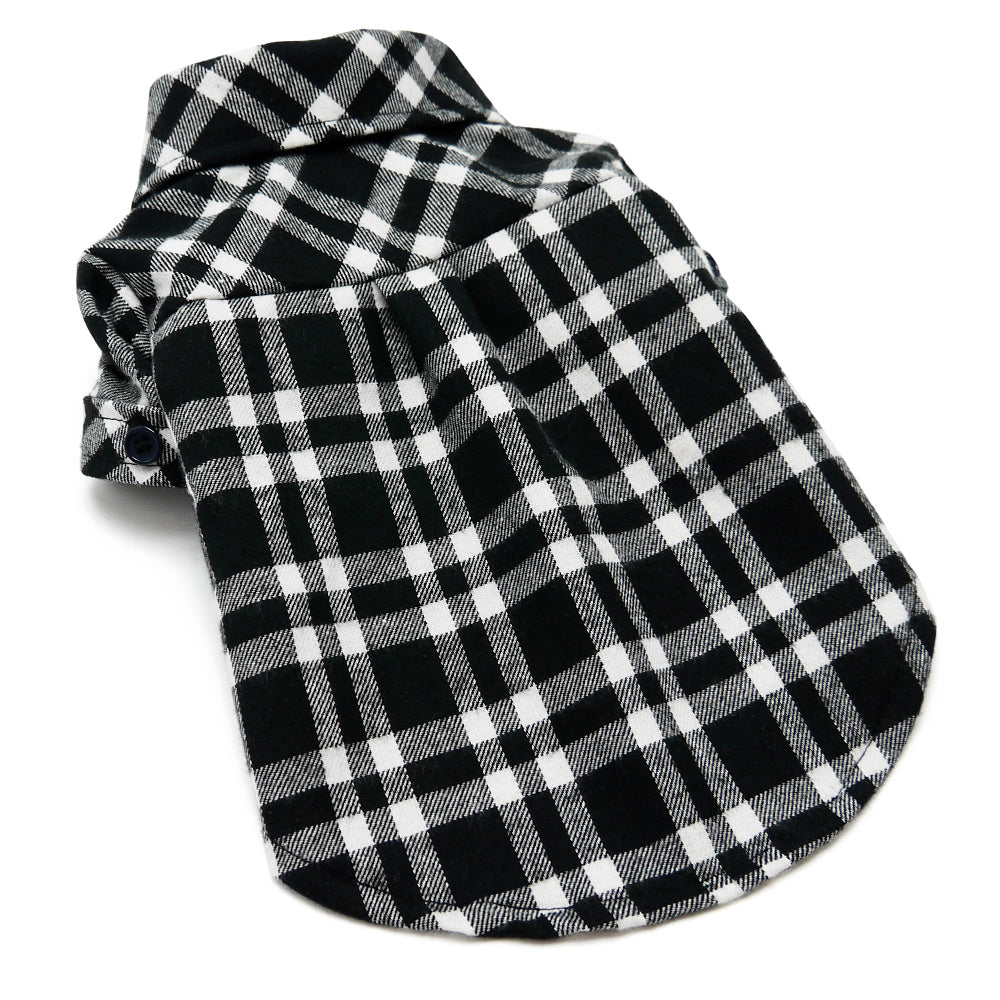 DOGO Flannel Button Down Dog Shirt