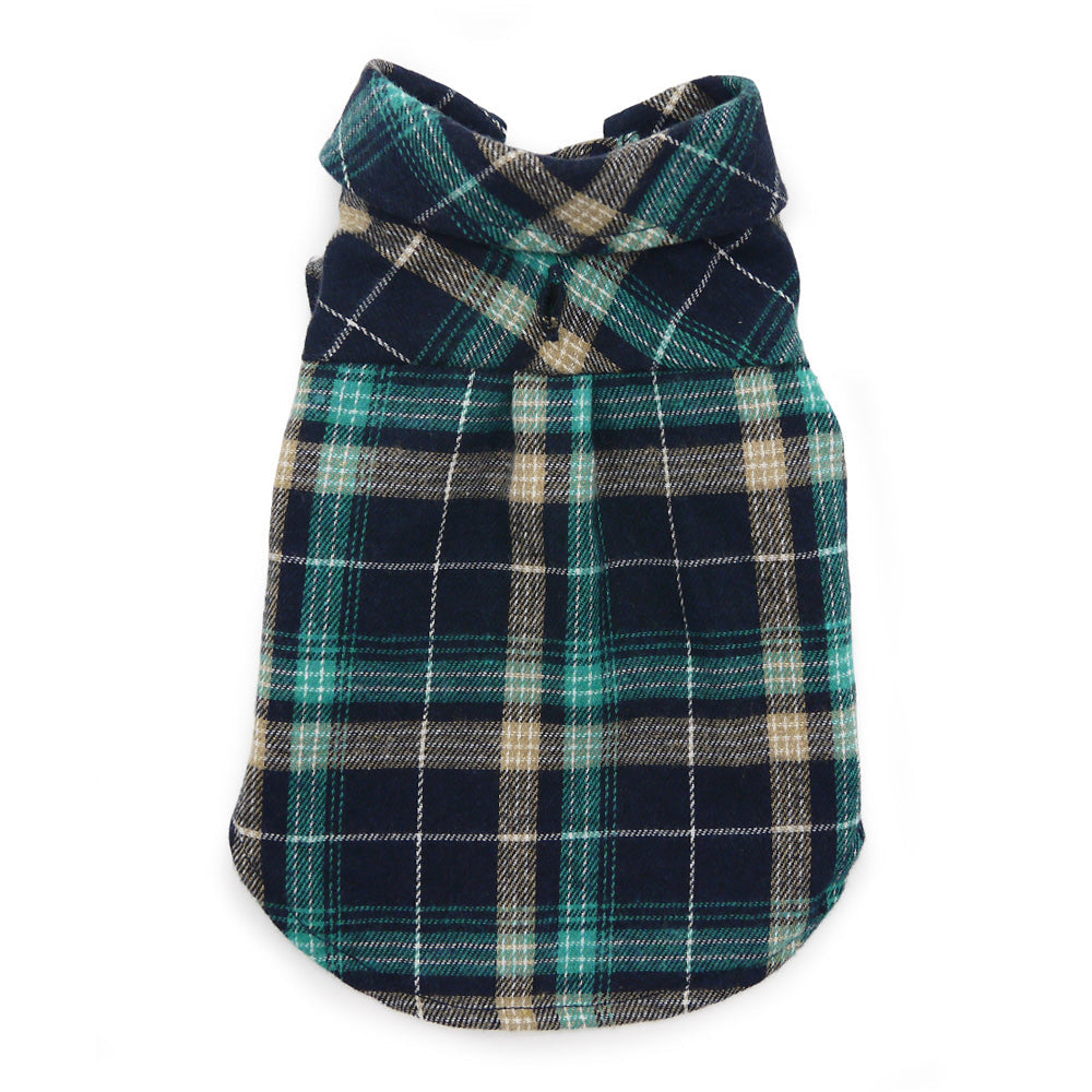 DOGO Flannel Button Down Dog Shirt