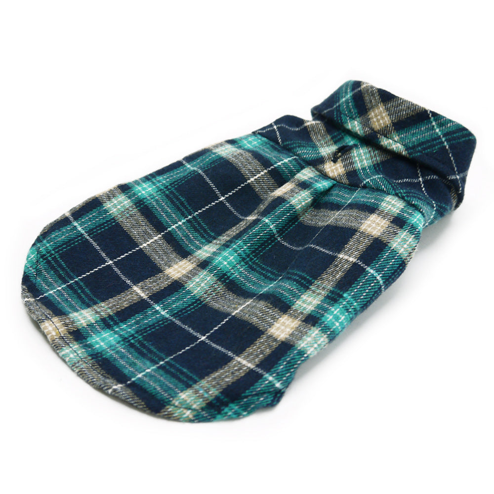 DOGO Flannel Button Down Dog Shirt