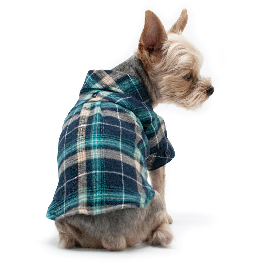 DOGO Flannel Button Down Dog Shirt
