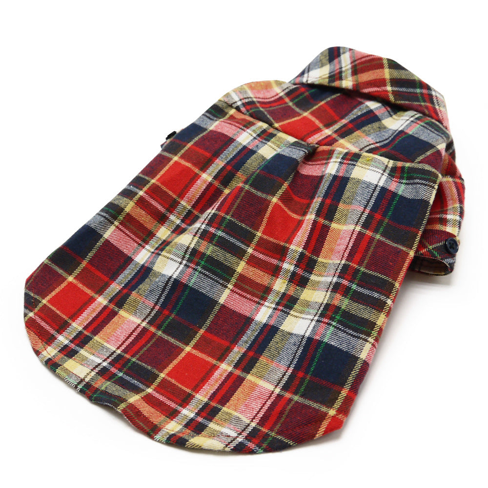 DOGO Flannel Button Down Dog Shirt