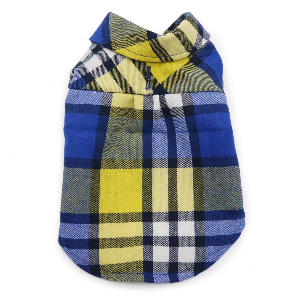 DOGO Flannel Button Down Dog Shirt