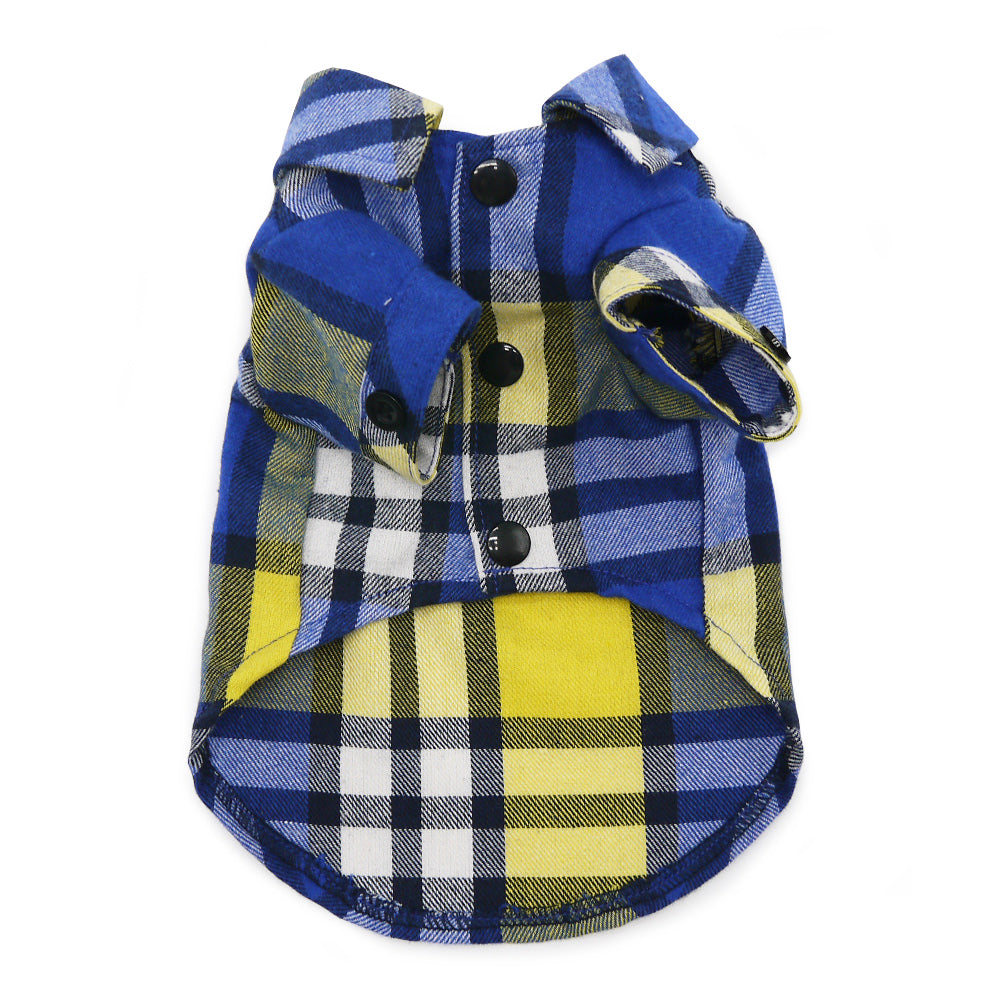 DOGO Flannel Button Down Dog Shirt
