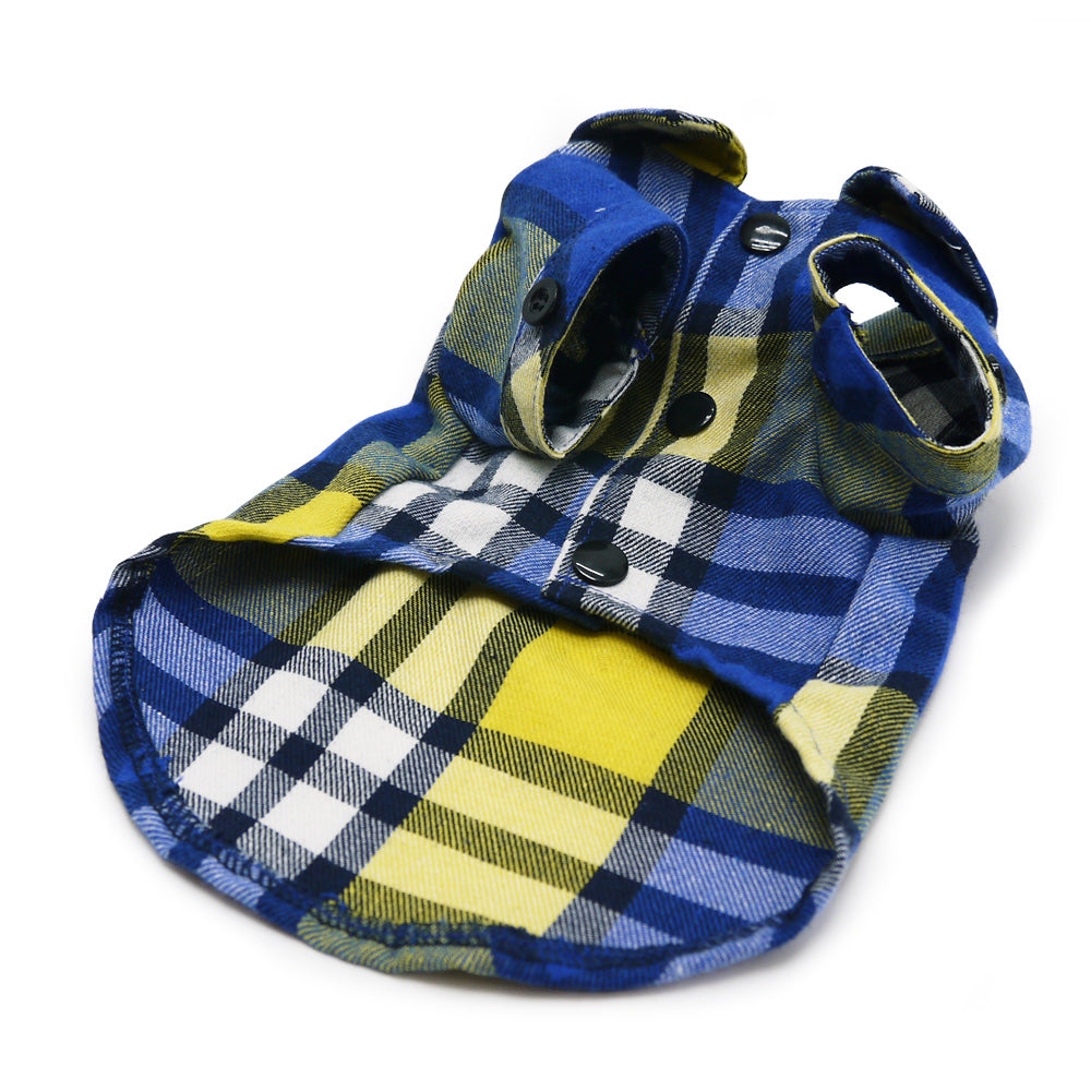 DOGO Flannel Button Down Dog Shirt