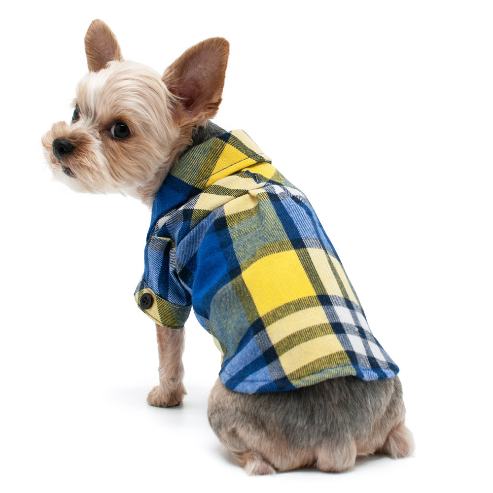 DOGO Flannel Button Down Dog Shirt