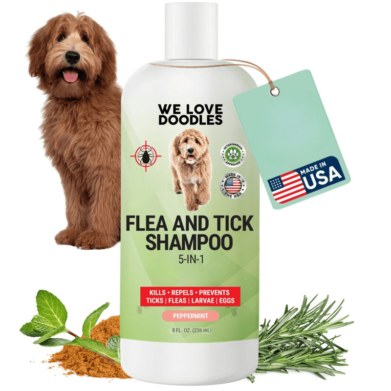 Flea and Tick Dog Shampoo 8 oz