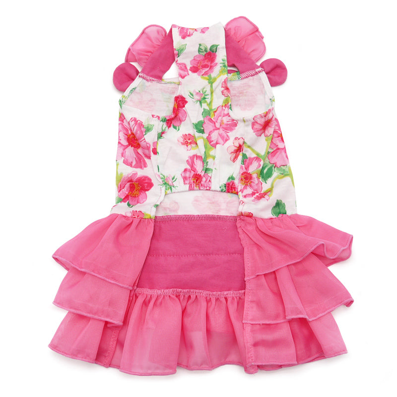 DOGO Floral Flounce Dog Dress